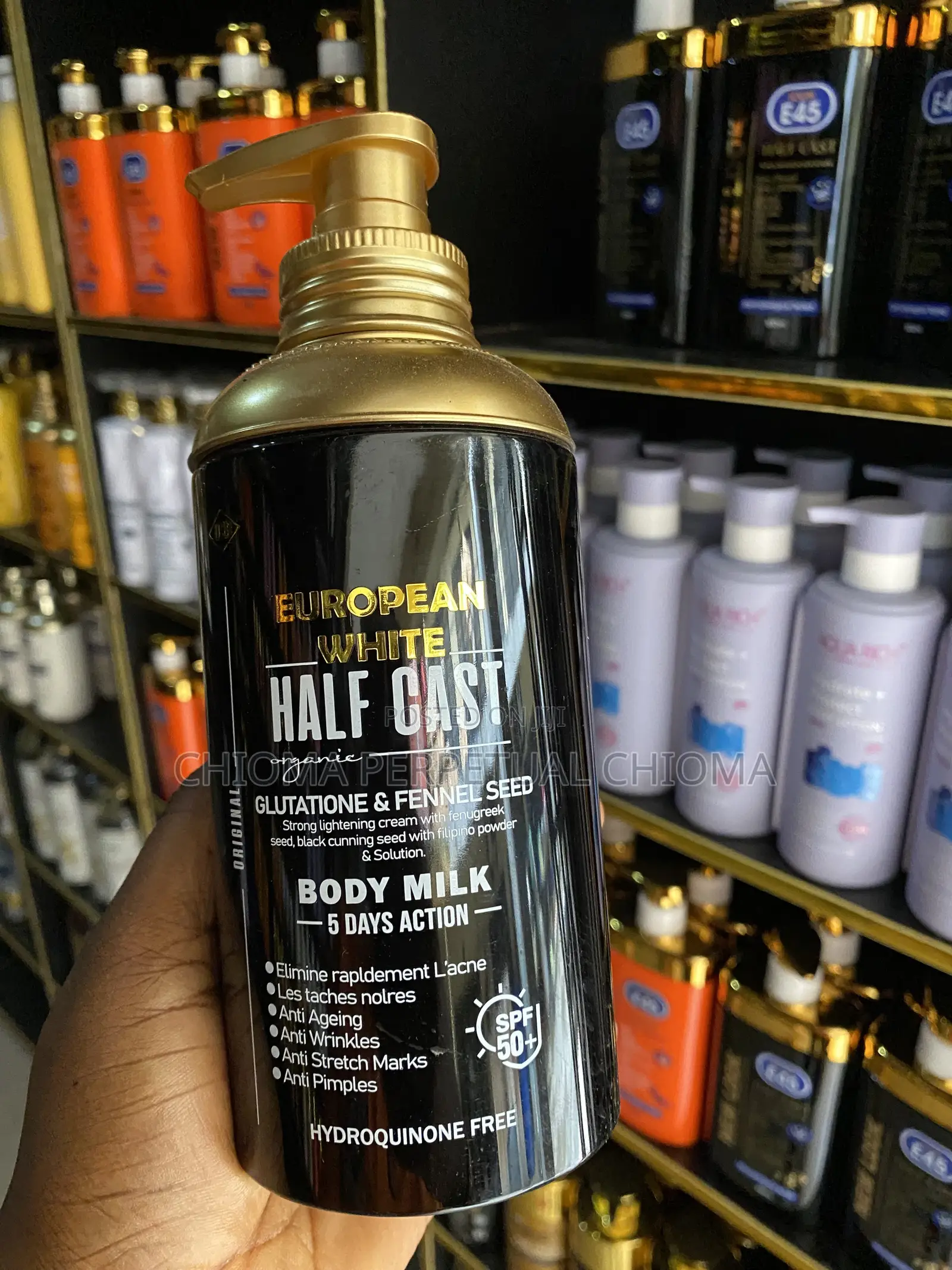 European White Half Cast Lotion