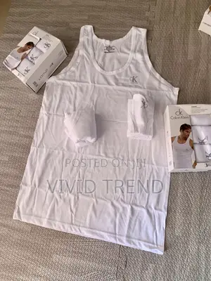 3in1 Calvin Klein White Singlet