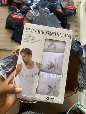 3in1 Emperior Armani White Singlet