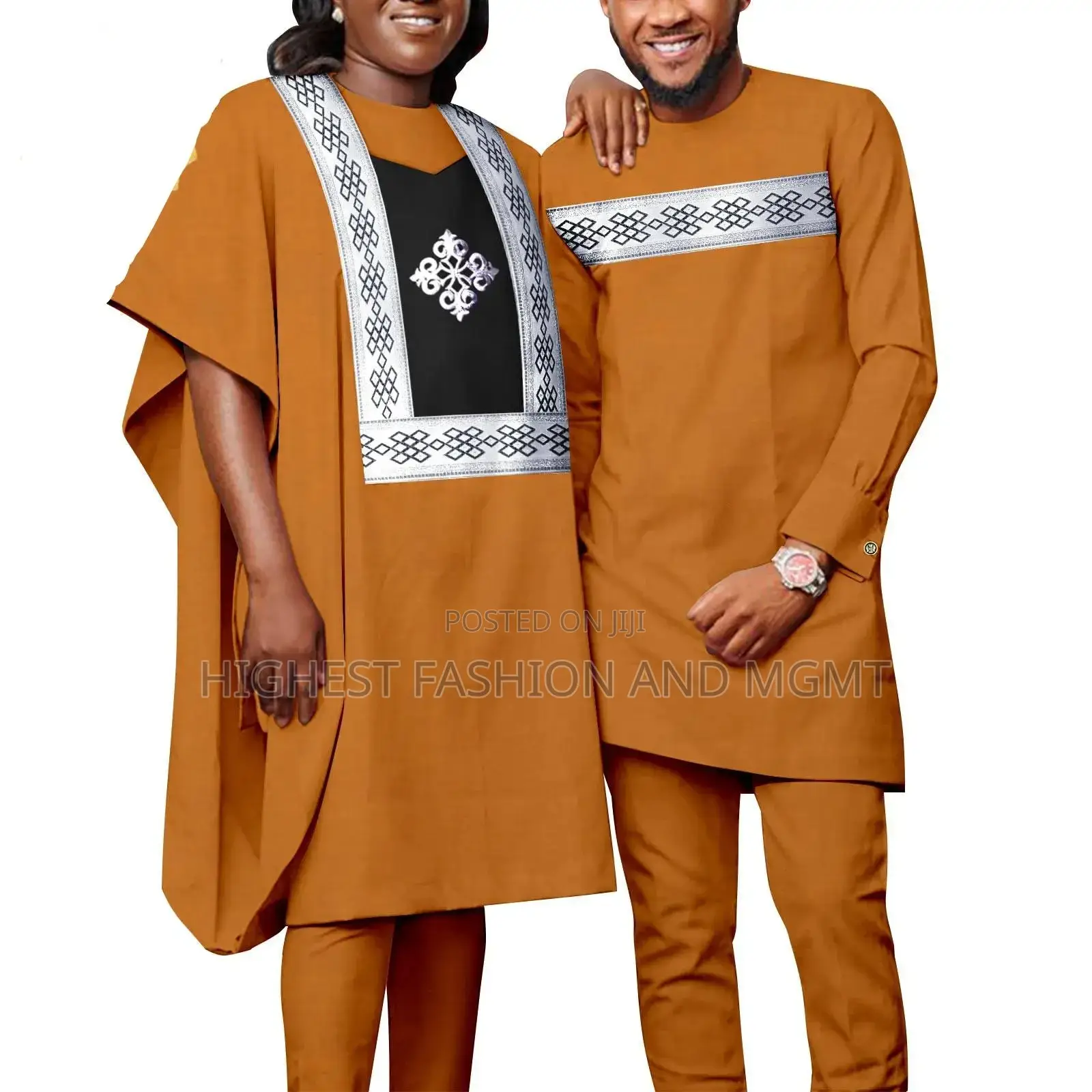 3 Piece Set Dashiki Agbada Outfit