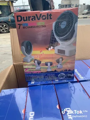Rechargeable Fan With Music