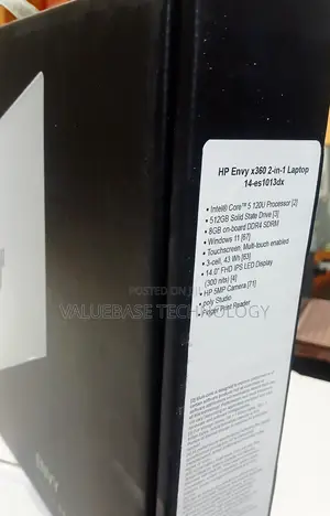 New Laptop HP Envy X360 8GB Intel Core i5 SSD 512GB