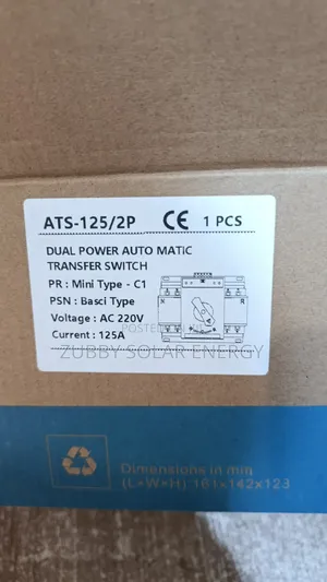 125a Automatic Change Over Switch Single Phase