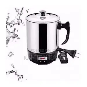 Mini Travel Stainless Steel Electric Kettle Jug - 12cm