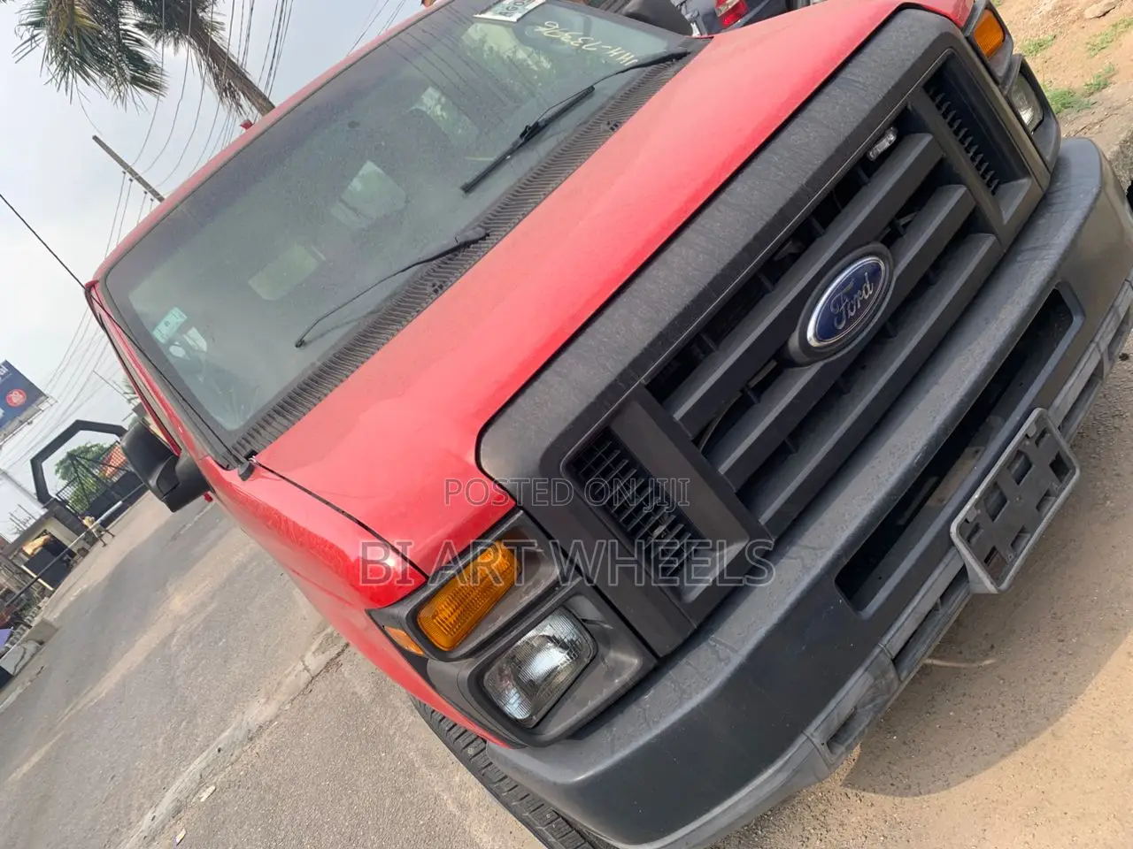 Ford E250 2010 Red
