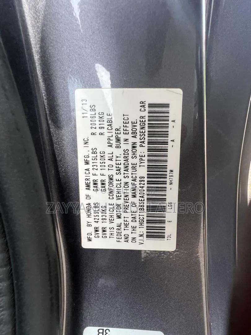 Honda Accord 2014 Gray