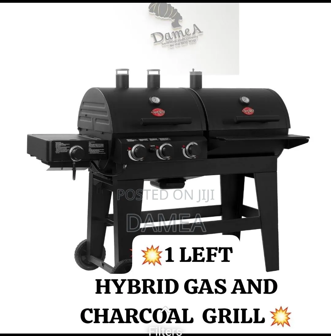 Hybrid Gas and Charcoal BBQ Grill