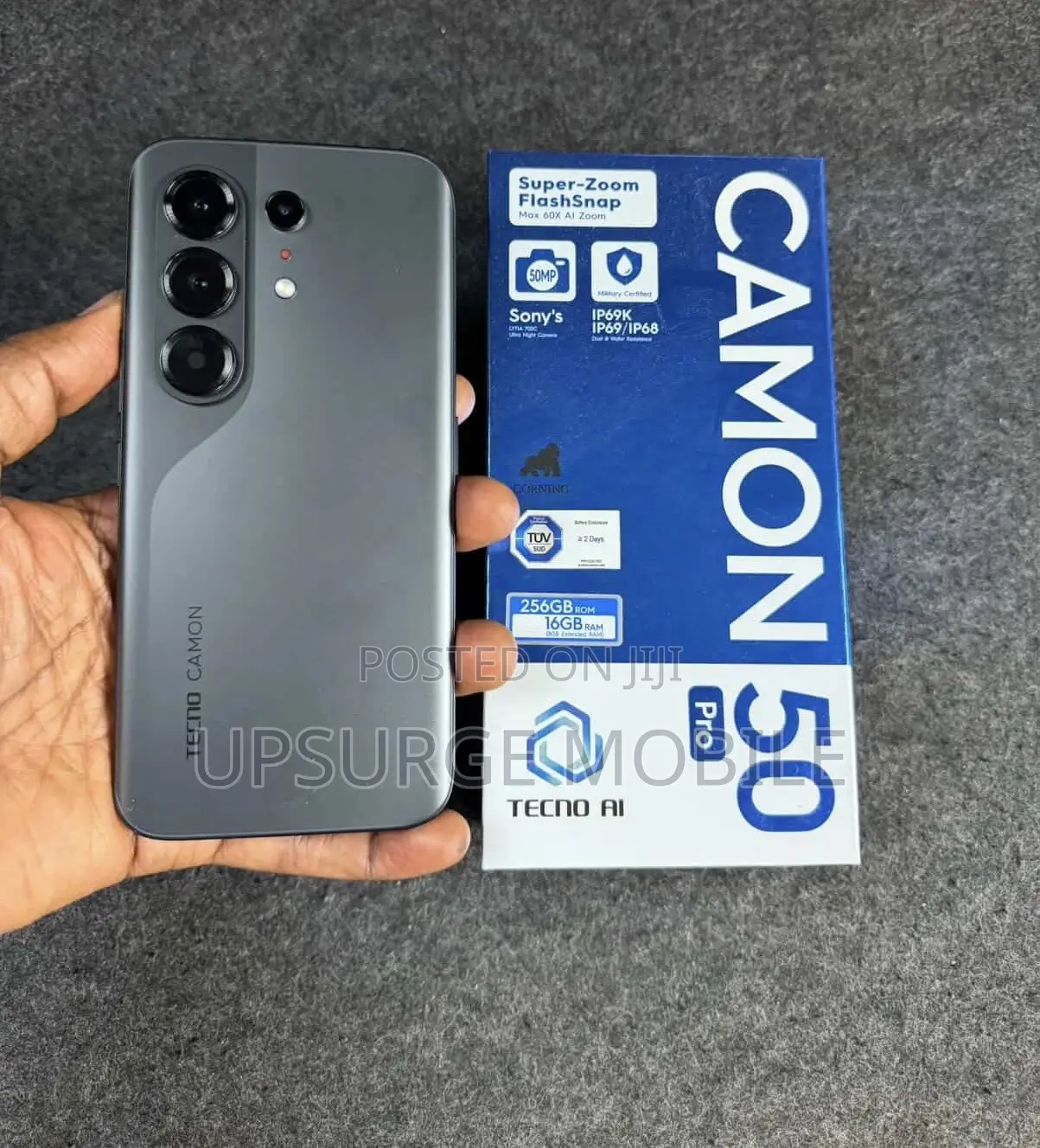 Tecno Camon 50 Pro 256 GB Black