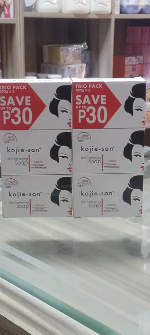 Kojie San Kojic Acid Skin Lightening Soap, 3pcs