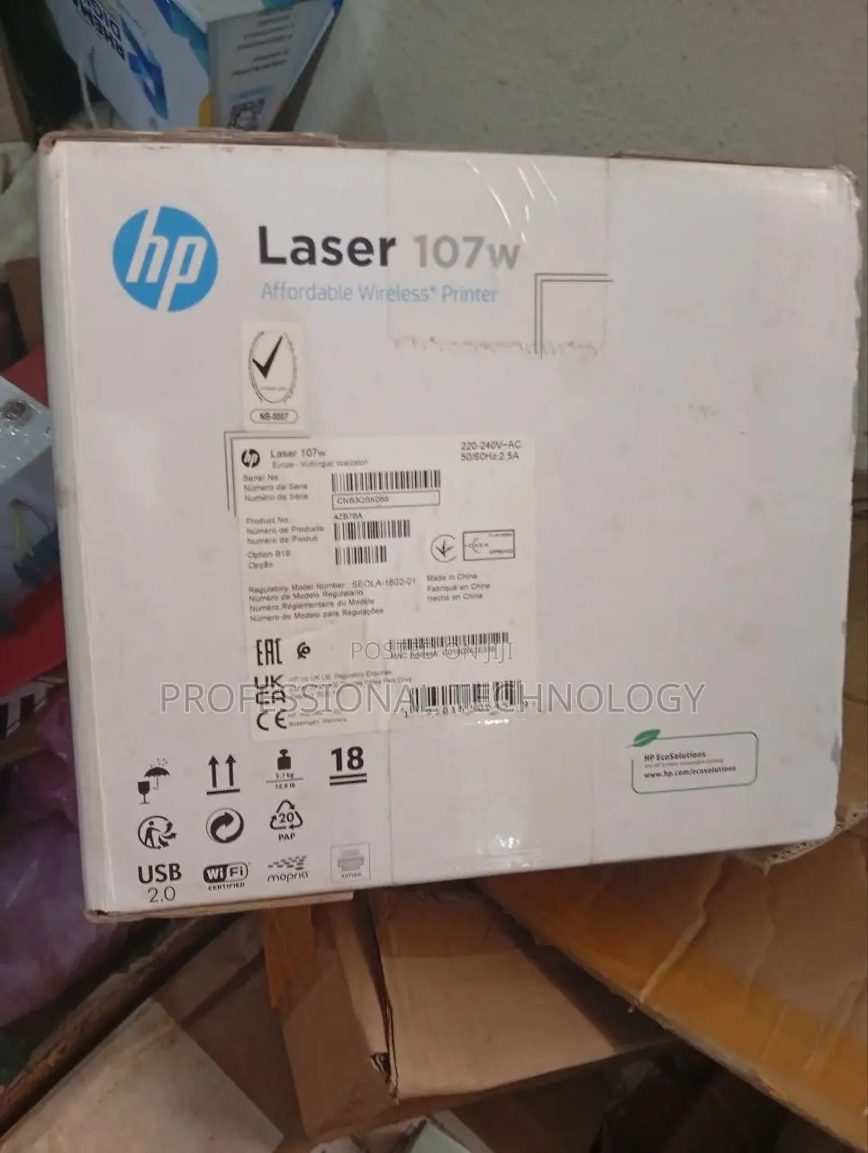Hp Laser 107w Wireless Printer