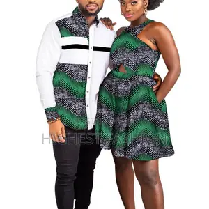 2 PCS African Couple Clothes