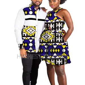 2 PCS African Couple Clothes