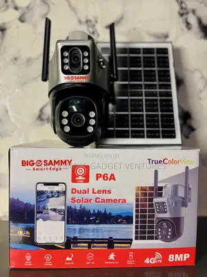 8mp Dual Lens Solar PTZ 4g Surveillance Camera