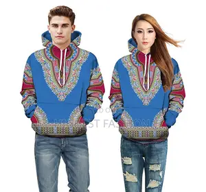 Matching Dashiki Long Sleeve Sweater Hoodies