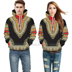 Matching Dashiki Long Sleeve Sweater Hoodies