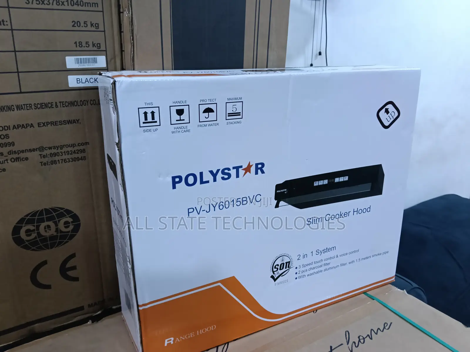 Kitchen Vent Hood by Polystar 60cm Pv-Jy6015bvc