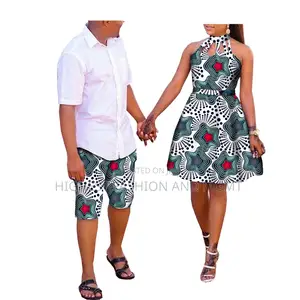 2 Set Matching Dashiki Couple Wears