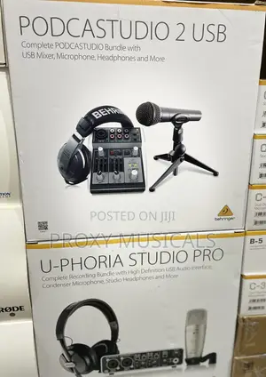 Behringer Podcastudio 2 Usb Podcasting Bundle