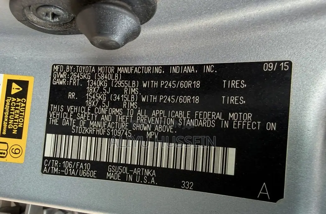 Toyota Highlander 2016 Silver
