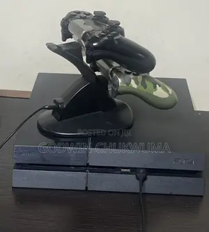 Playing Station 4 Game Console