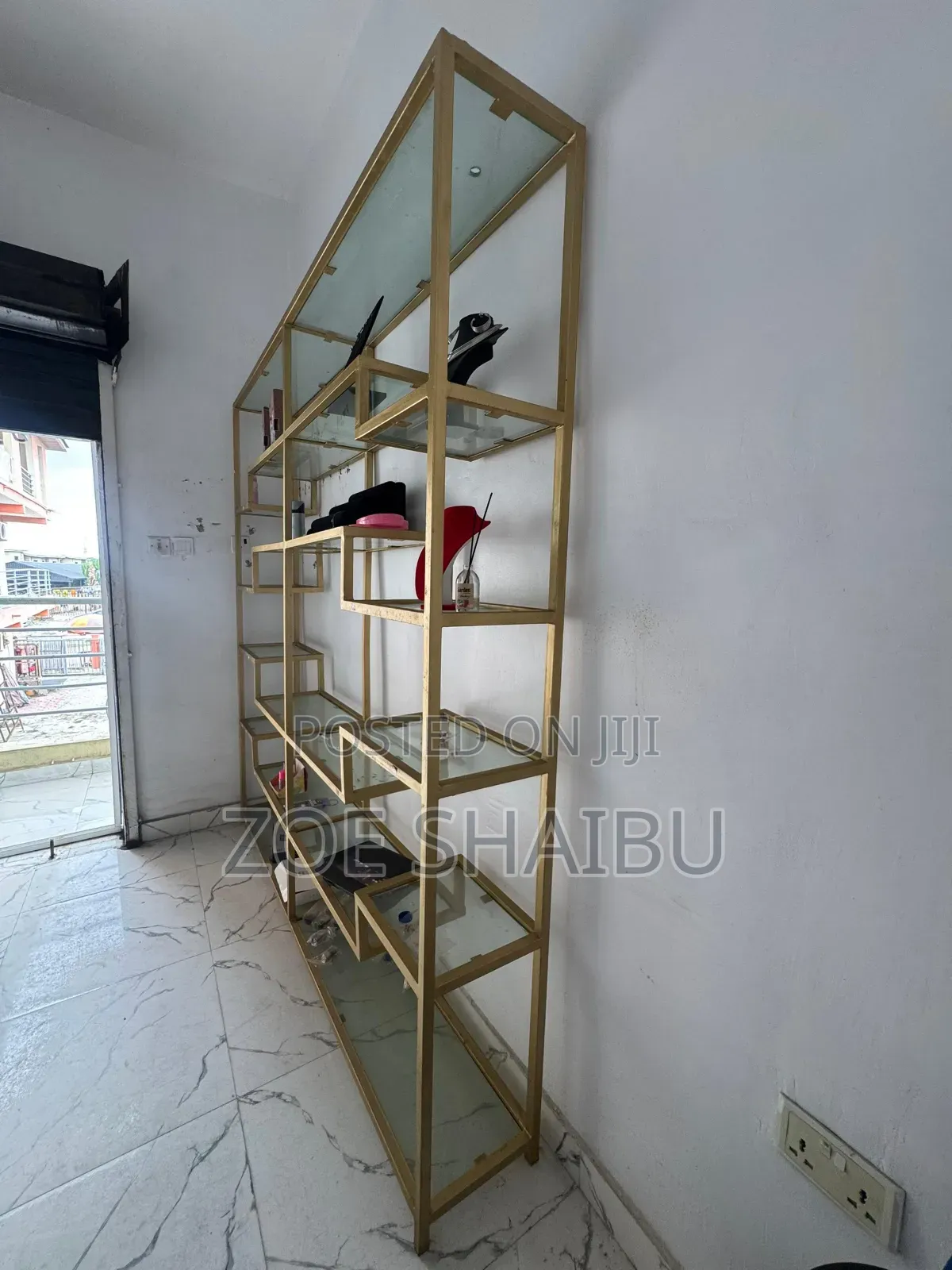 Gold Display Shelf