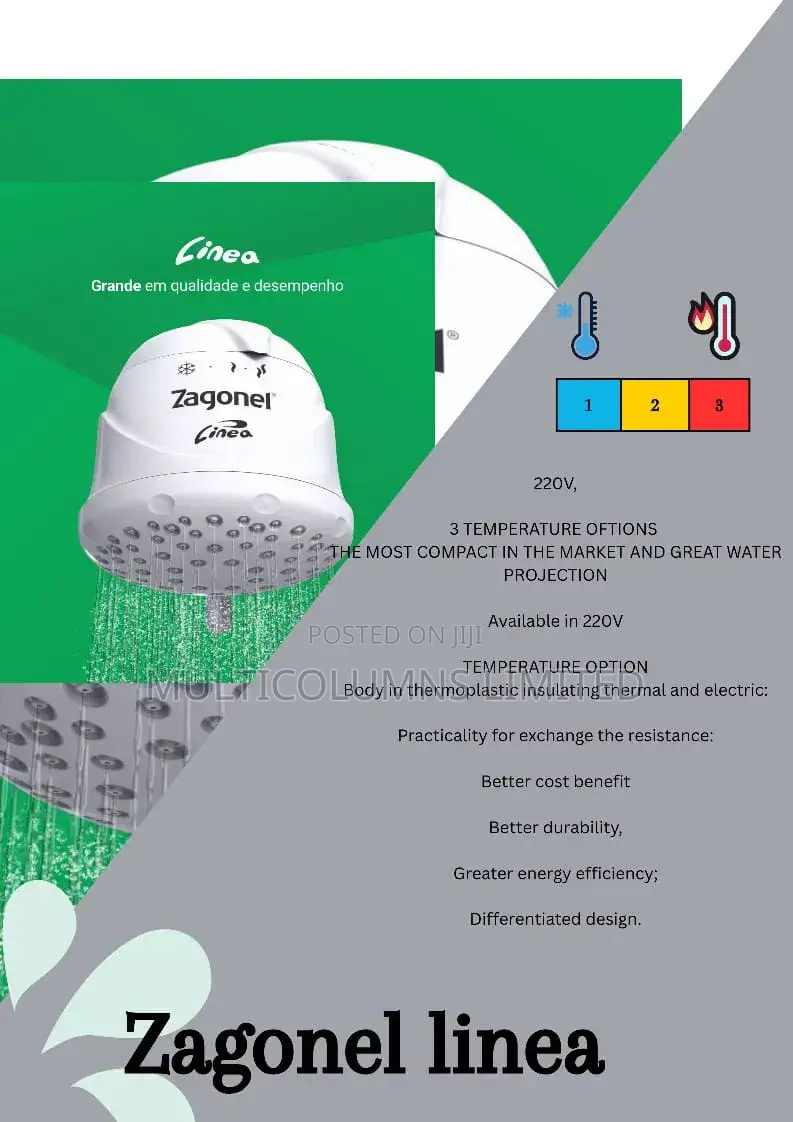 Instant Hot Water Showerheads
