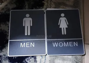 Custom Toilet Sign Printing for Office Hotel Restroom Door
