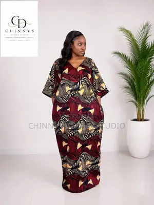 Vneck Bubu With Rope