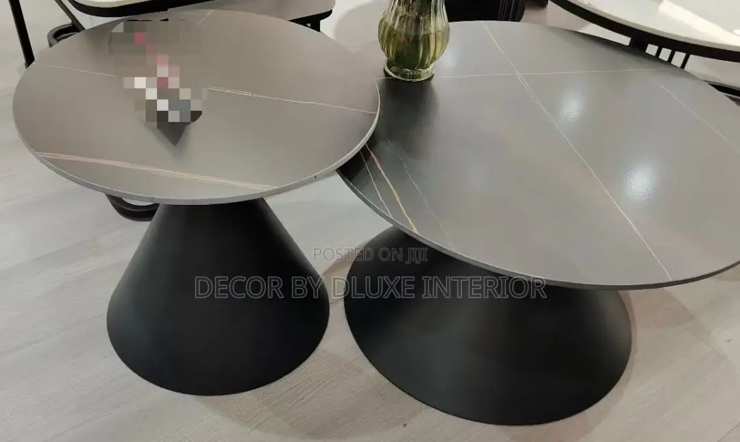 Circular Size Combination 2in1 Coffee Table Set