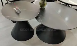 Circular Size Combination 2in1 Coffee Table Set