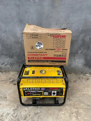 Very Clean 4.5 Kva Original Elepaq Constant Manuel Gasoline