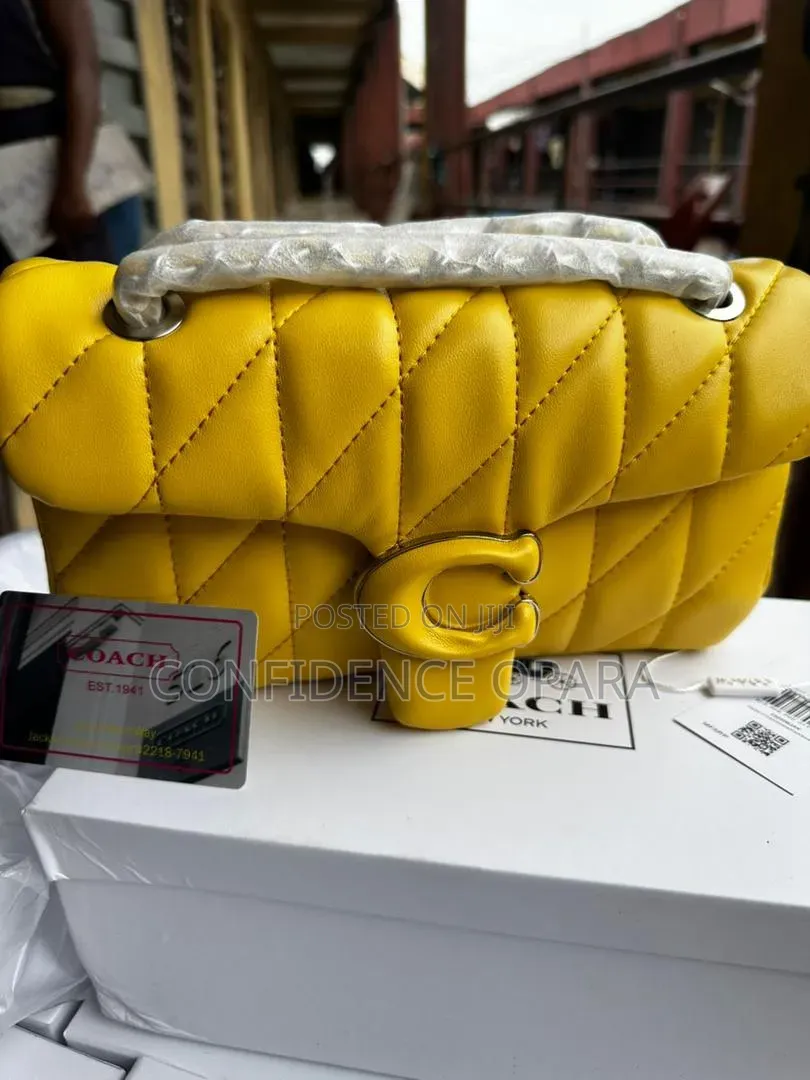 Yellow Coach Bag