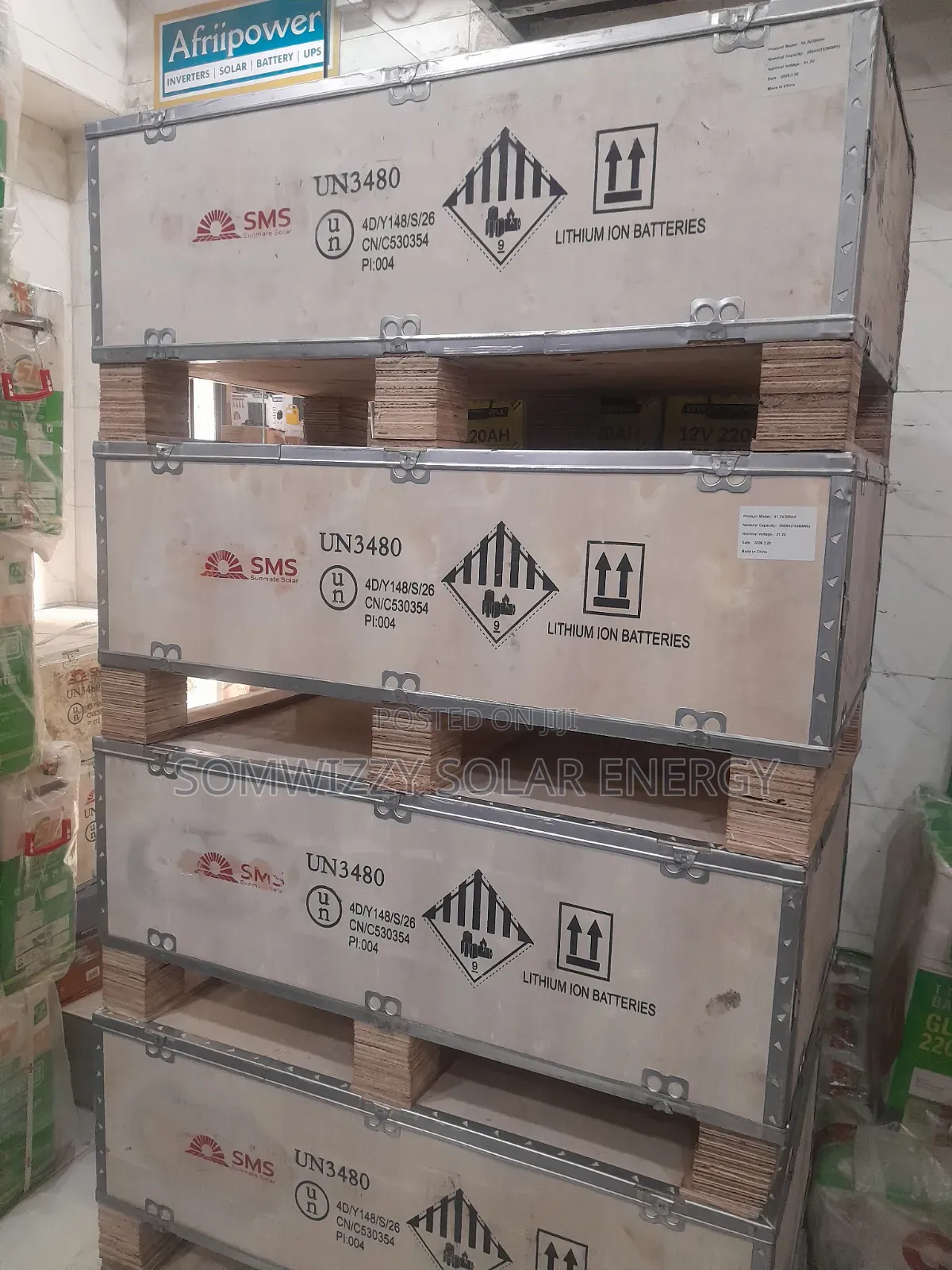Original 15kwh SMS Lithium Battery 51.2volt