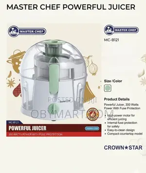 Crown Star Master Chef Powerful Juicer
