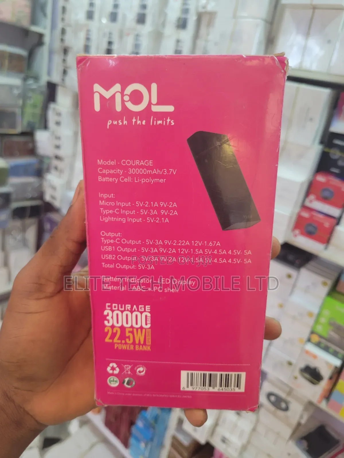 Mol Power Bank 30mah