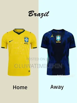 Brazil Jersey. Home and Away