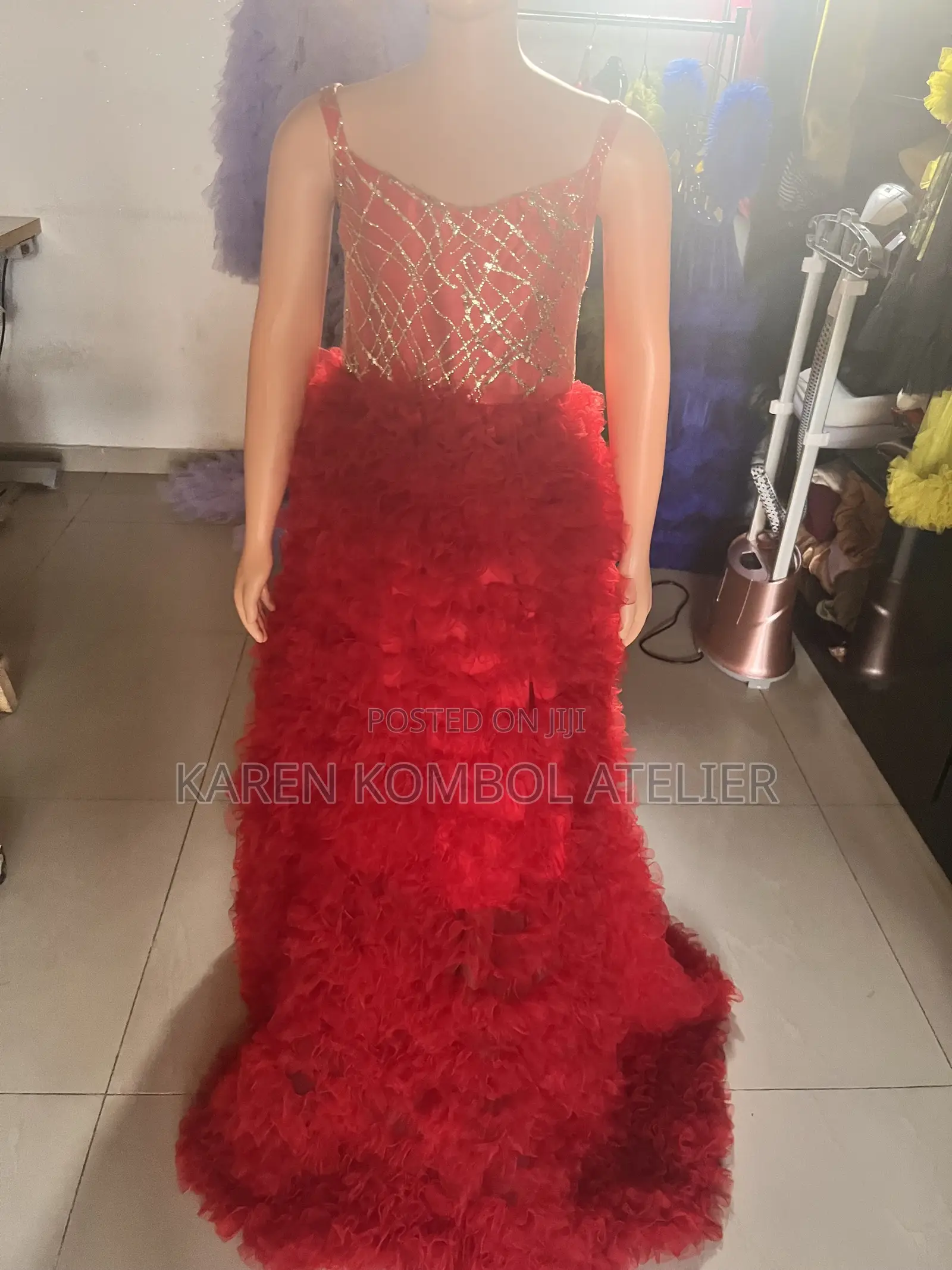 Ruby Royale Couture Gown