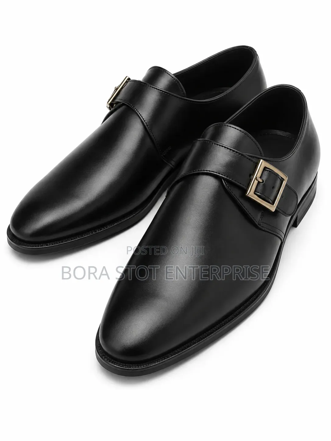 Original Borastot Leather Single Monk Strap Shoe