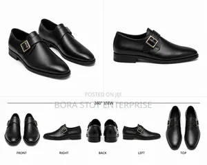 Original Borastot Leather Single Monk Strap Shoe