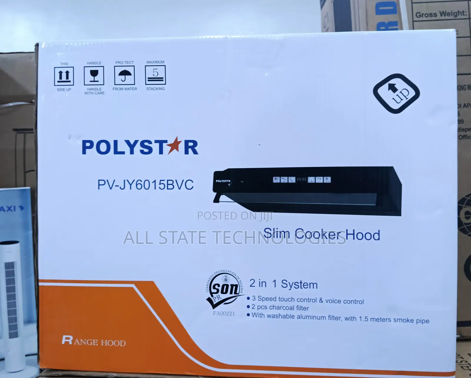Polystar 60cm Kitchen Extraction Hood