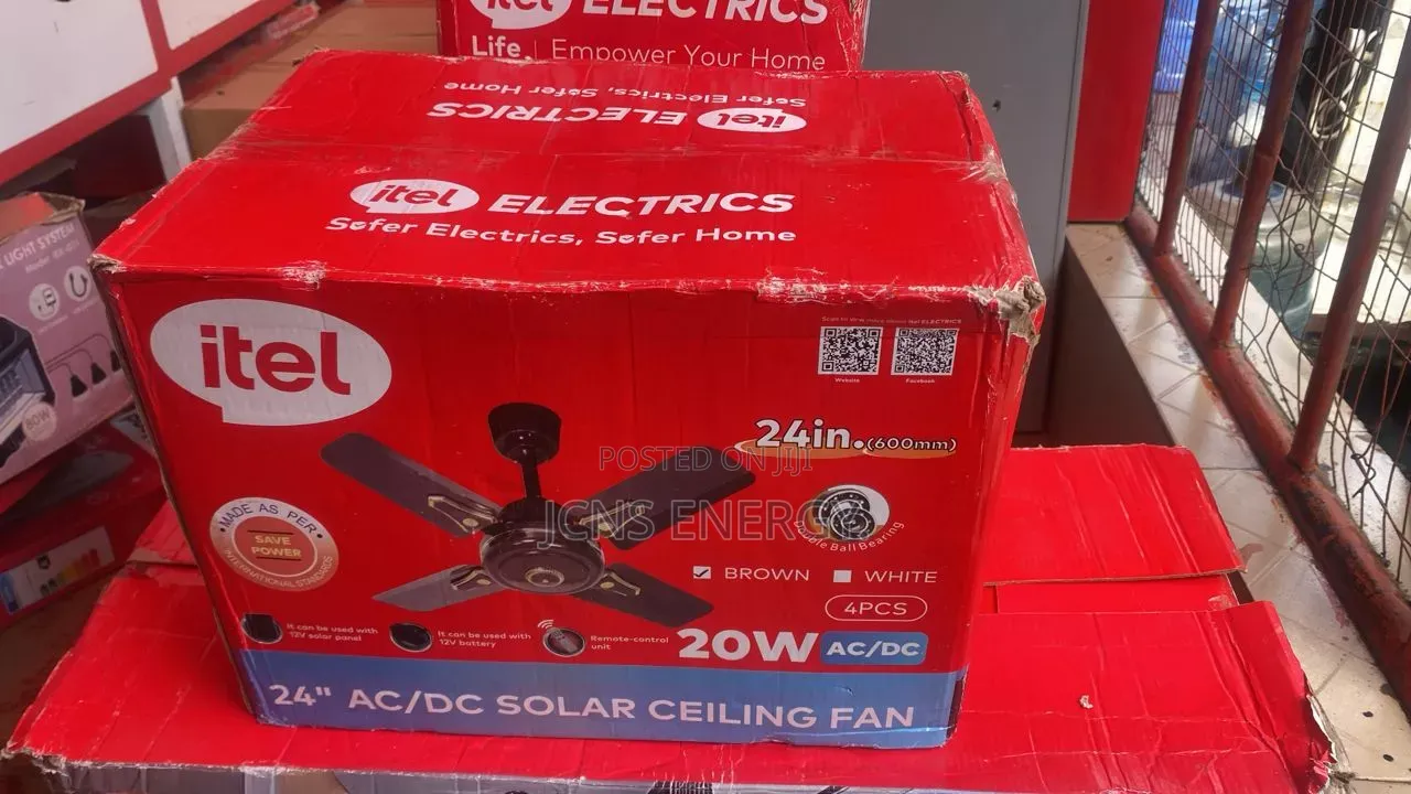 20w Ac/Dc Solar Ceiling Fan
