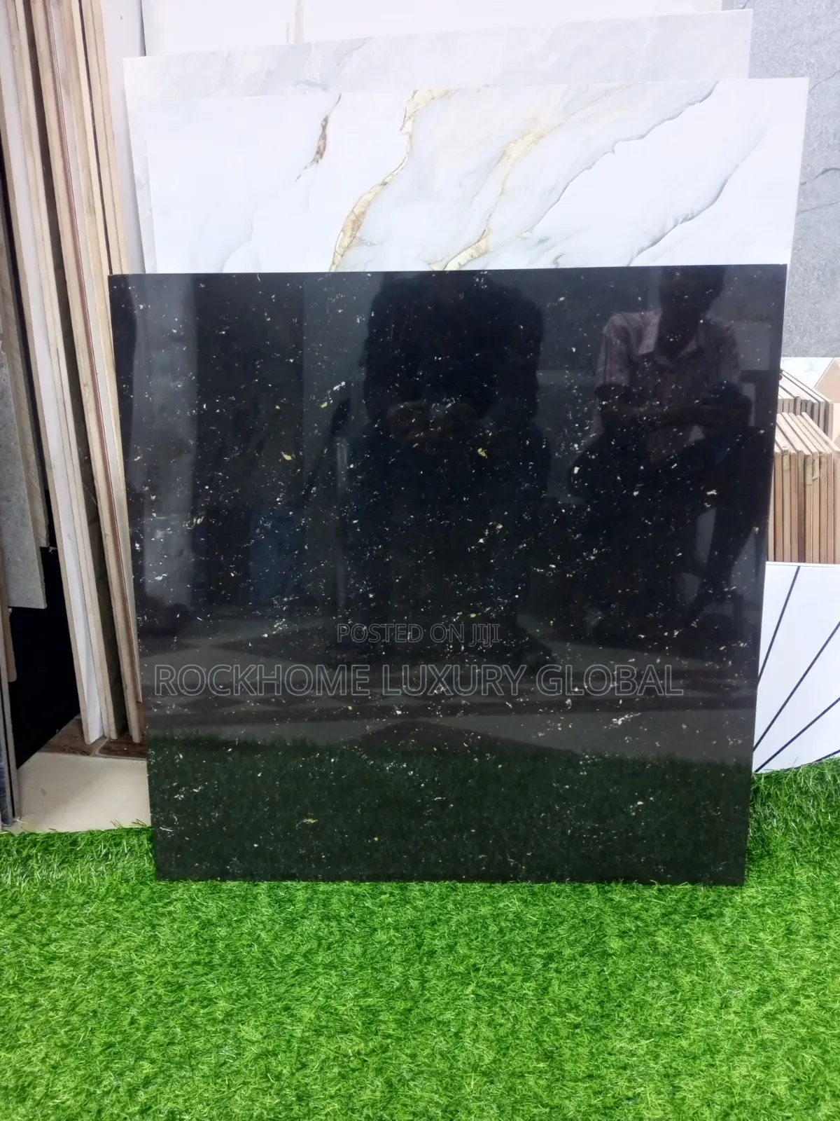 60x60 Super Black Floor Tiles