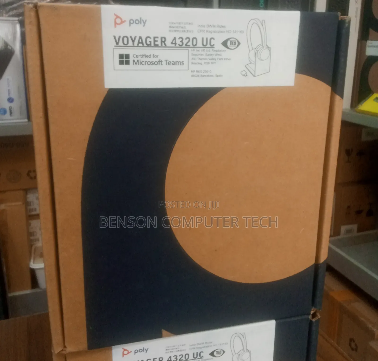 Poly Voyager 4320 Uc With Stand