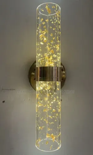 Gold Leaf Wall Scone