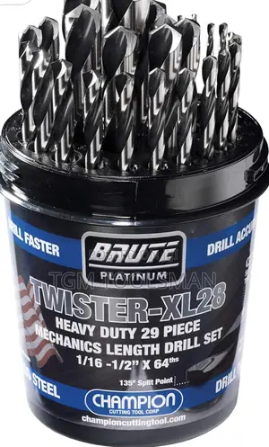 Drill Bit Set Heavy Duty Mechanics Length Drill