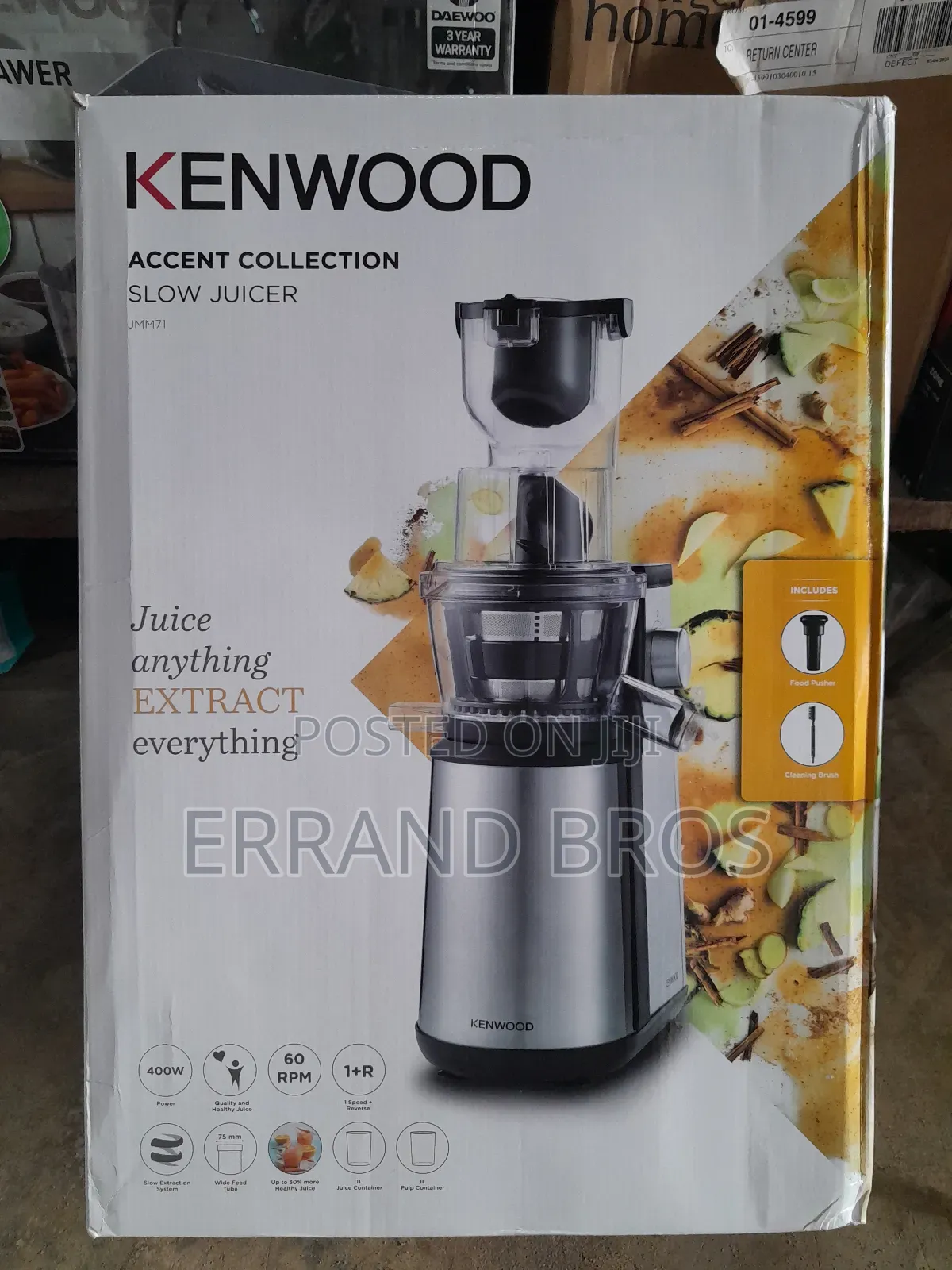 Kenwood Slow Masticating Juicer