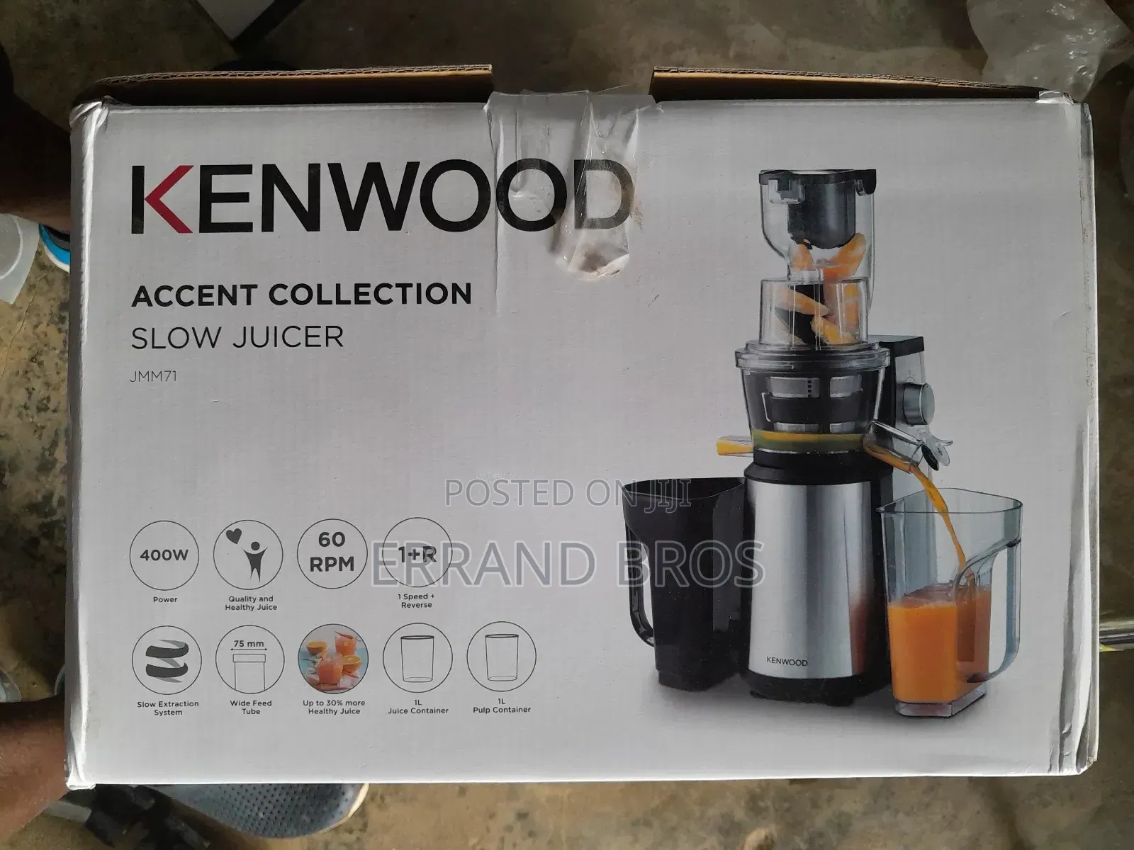 Kenwood Slow Masticating Juicer