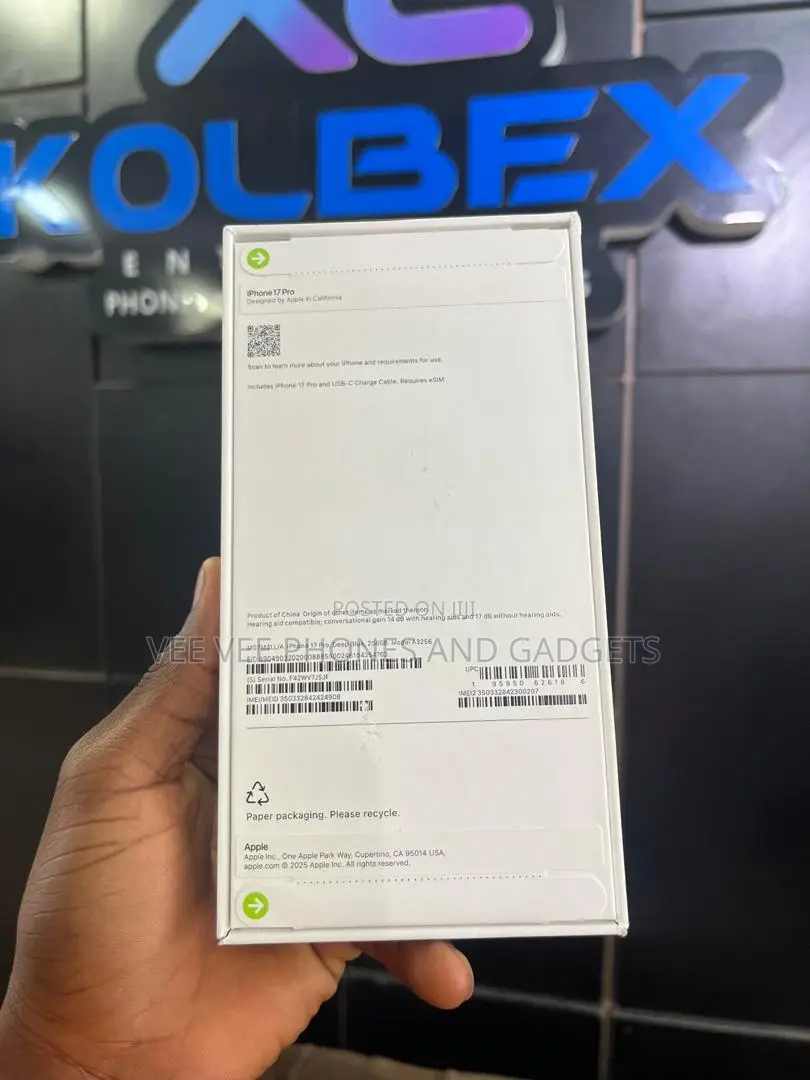 New Apple iPhone 17 Pro 256 GB Blue