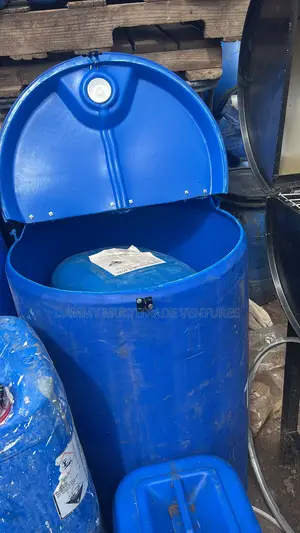 Blue Plastic Drum