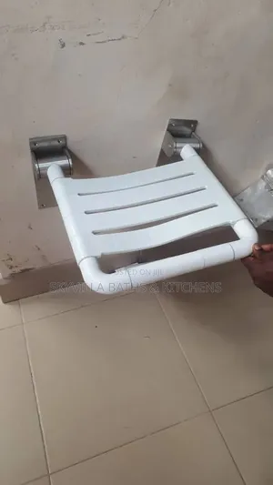 Heavy-Duty Stainless Steel Folding Shower Stool |